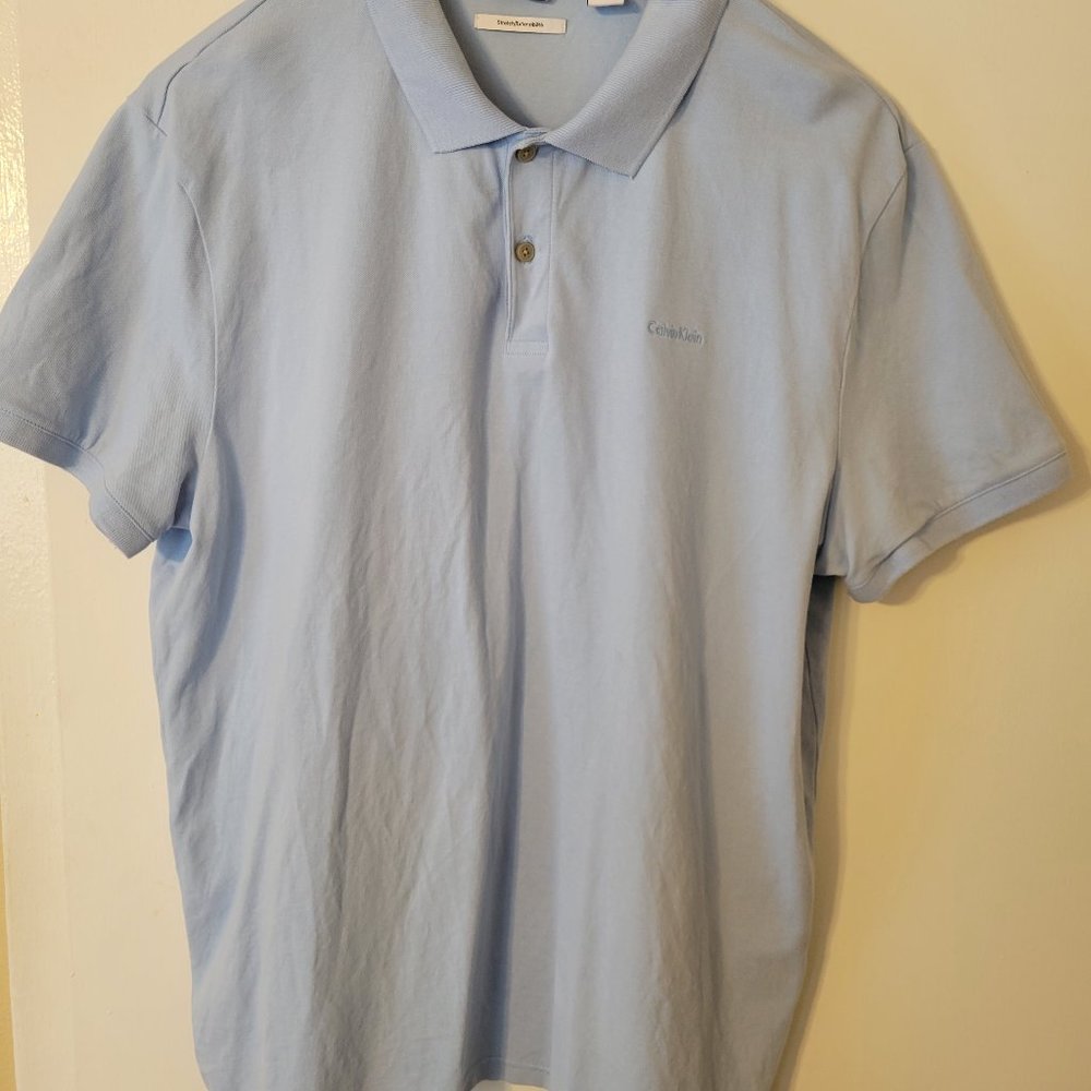Calvin Klein Blue Men's Polo Shirt